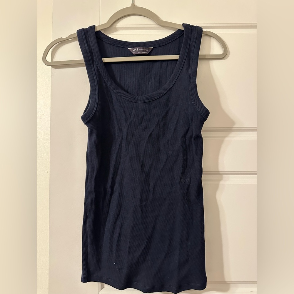 Classic Navy Blue Tank Top